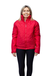 Womens Moon puffer red short